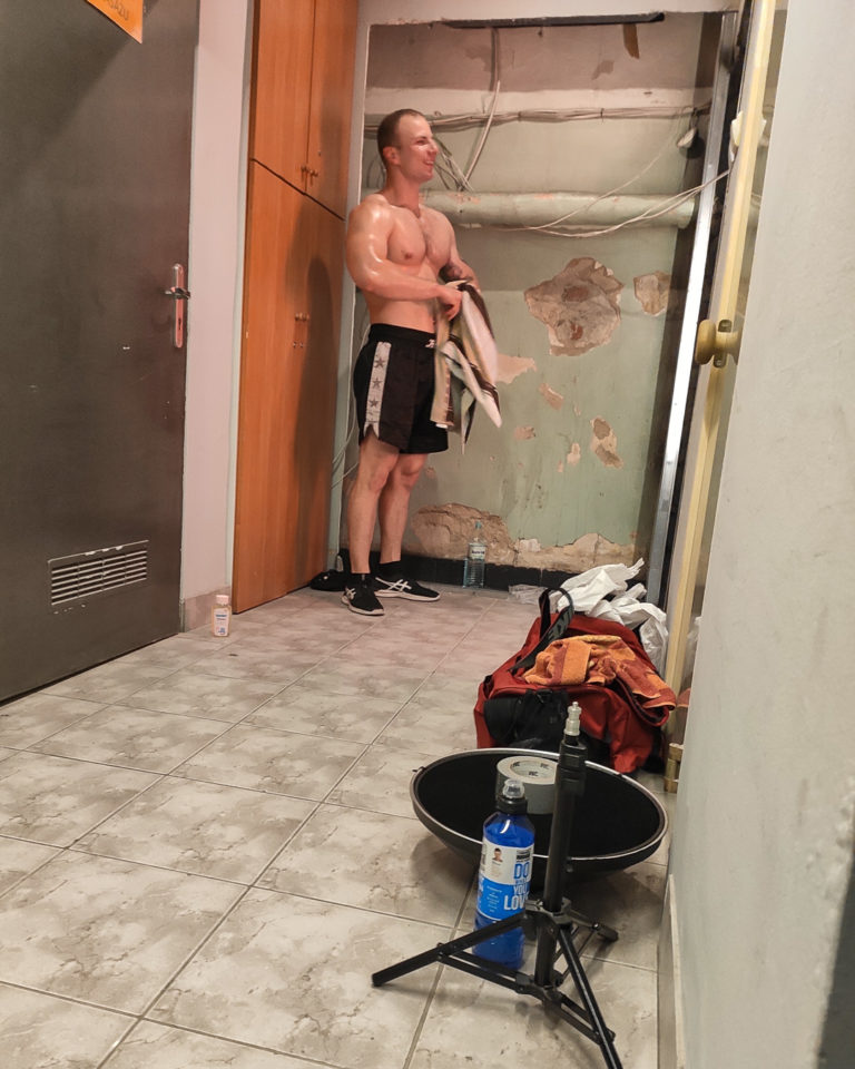 Na końcu prawdziwy backstage :)